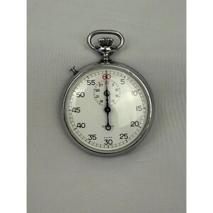 Vintage Galco Swiss Made Mechanical Stopwatch Analog 30 Minute Timer 50mm
